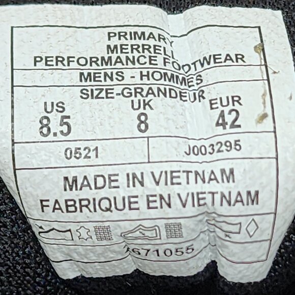 Merrell Mens Size 8.5 US Alpine Colorblock Primary Sneakers Multicolor Shoes - Picture 2 of 11